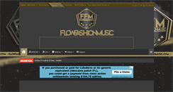 Desktop Screenshot of flowfashionmusic.com