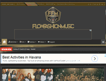 Tablet Screenshot of flowfashionmusic.com